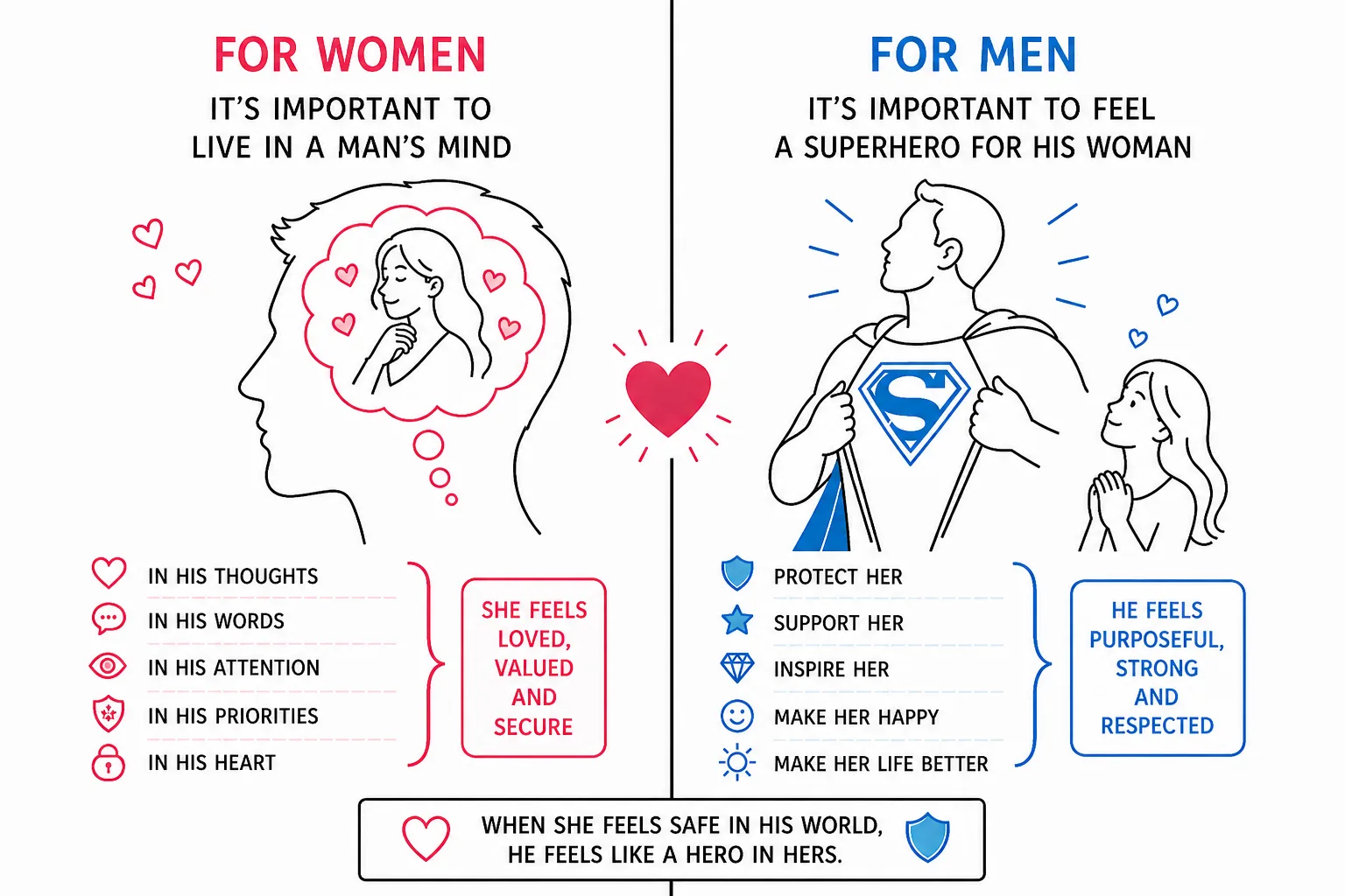 What Each Partner Is Really Asking For