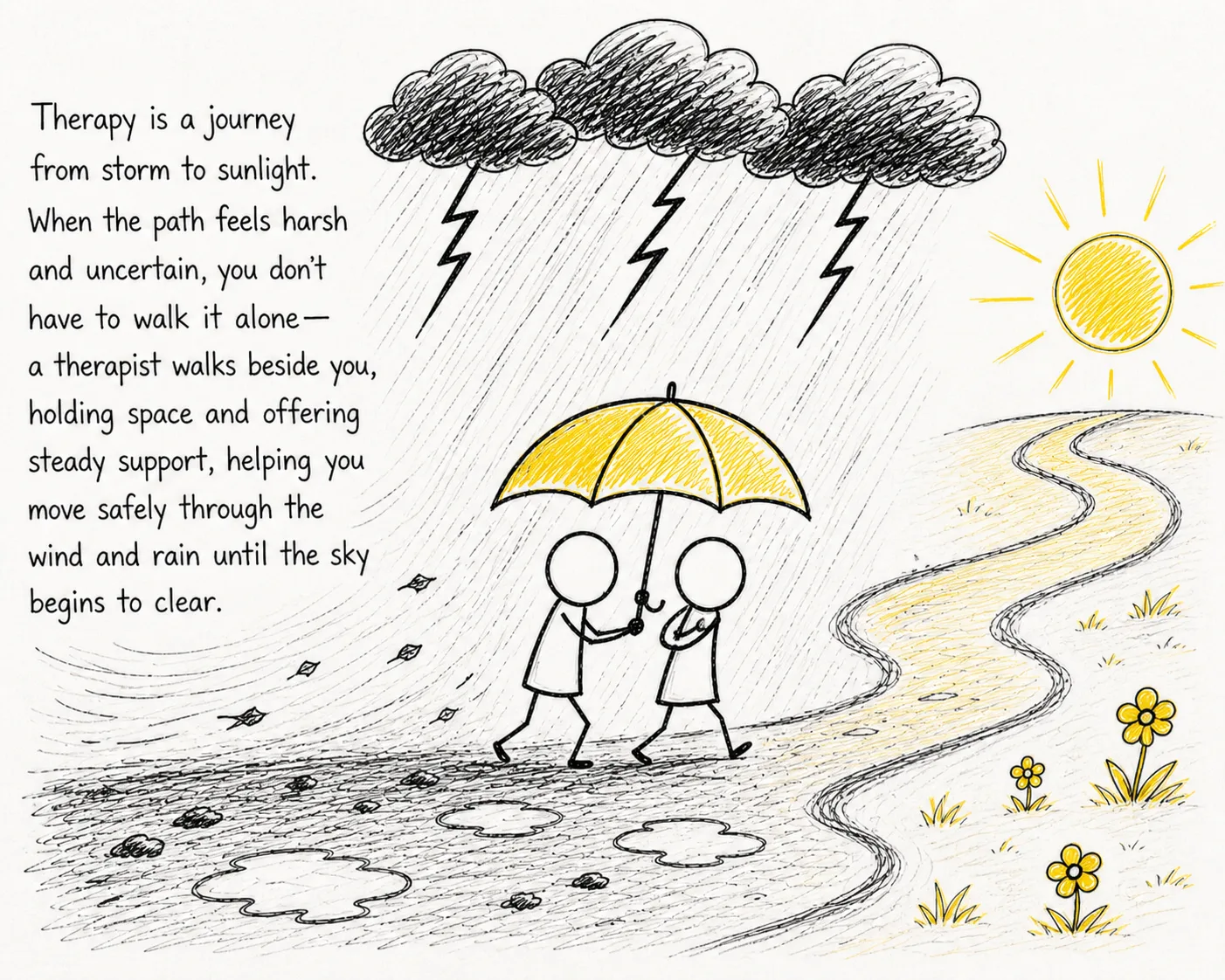 You Don't Have to Walk It Alone